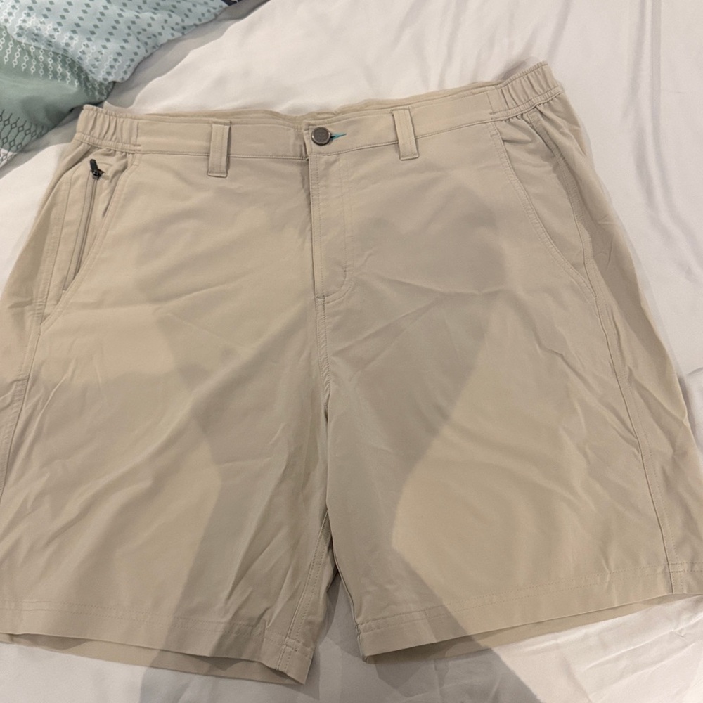 Men's Tan Hybrid Shorts